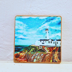 Wooden Fridge Magnets of Fanad Lighthouse, Fanad, C.o. Donegal, Ireland