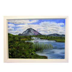 Oil Painting of Mount Errigal Co Donegal Ireland