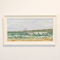 Oil Painting White Shore or Ballyhiernan Bay Fanad Co Donegal