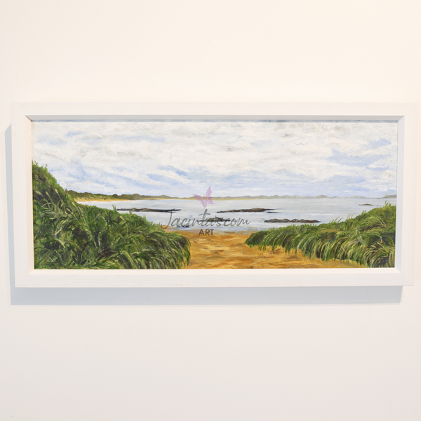 Oil Painting of White Shore Fanad Co Donegal Ireland