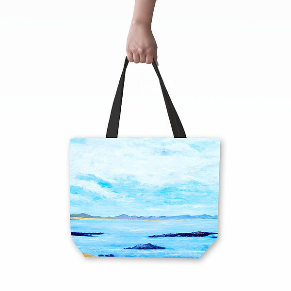 Donegal Tote Bag White Shore C.o. Dnegal, Ireland