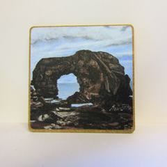 Wooden Fridge Magnet  Great Arch, Fanad, C.o. Donegal, Ireland.