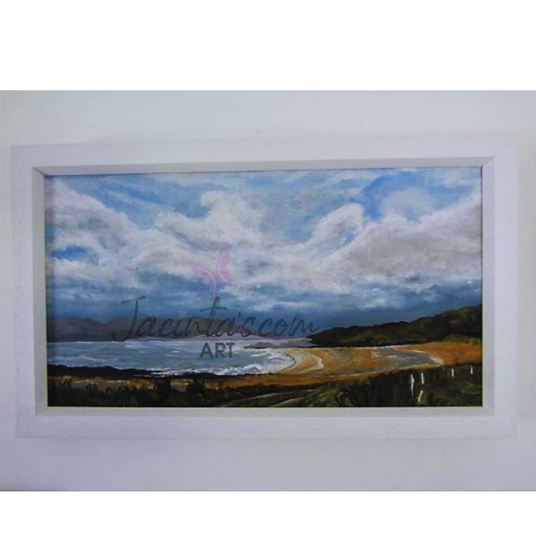 Oil Painting of Drumnacraig Beach Fanad Co Donegal Ireland