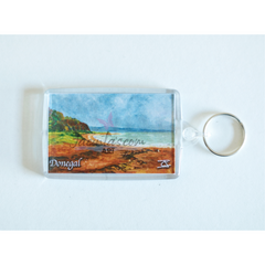 Keyring of Rathmullan plastic, Co Donegal, Ireland.