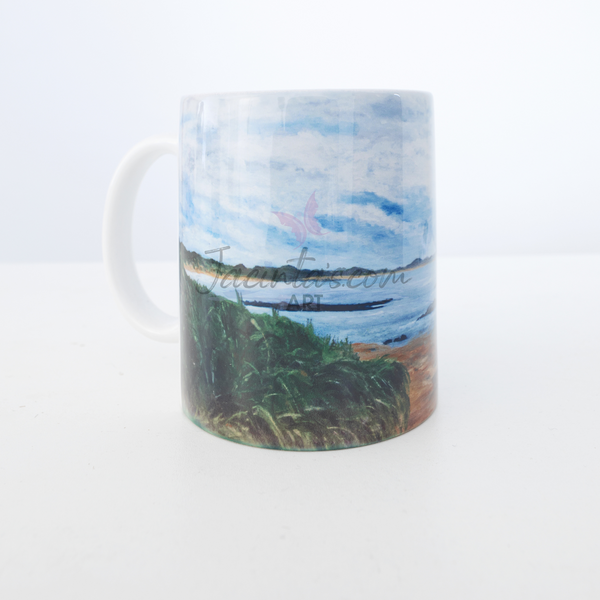 Mug. White Shore , C.o. Donegal, Ireland.