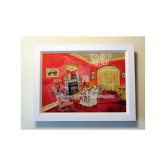 Oil Painting of Castle Grove House Letterkenny Co Donegal Ireland