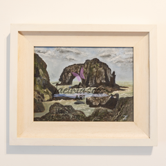 Oil painting Atlantic Majesty: The Great Pollet Arch"  Fanad C.o. Donegal, Ireland