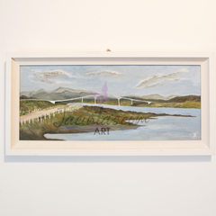 Oil Painting of Harry Blaney Bridge, Co. Donegal, Ireland.