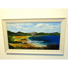 Oil Painting of Warden Beach /Ballymastocker Bay C.o. Donegal Ireland