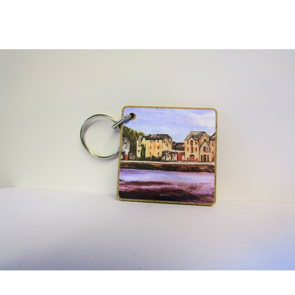 Key Ring Wooden  Ramelton, C.o.Donegal, Ireland.