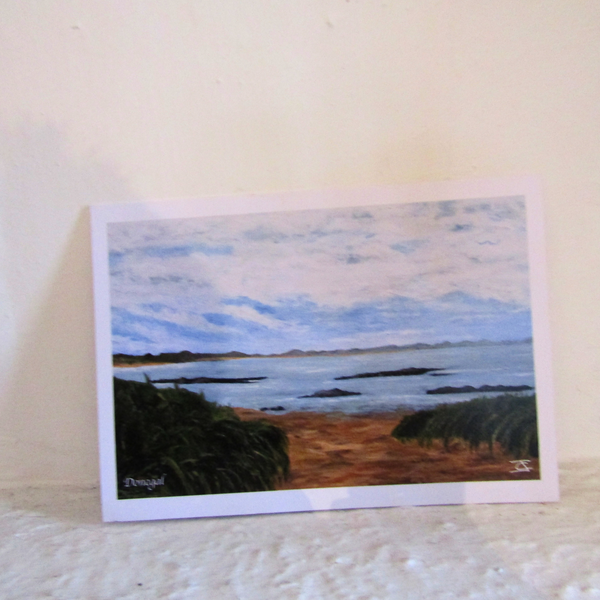 Card Ballyhiernan Bay/ White Shore, Fanad. C.o. Donegal, Ireland