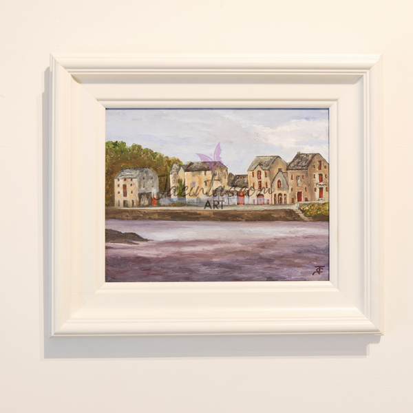 Oil Painting of Ramelton, Co .Donegal, Ireland