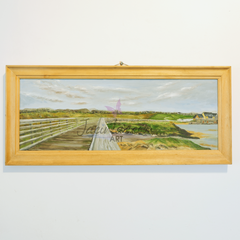 Oil Painting  The Boardwalk,  C.o. Donegal, Ireland.