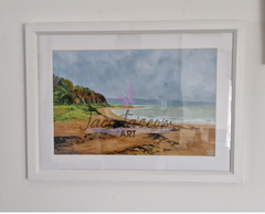 Art Print Rathmullan Beach, C.o.. Donegal, Ireland