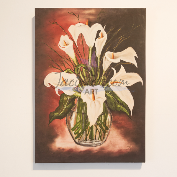 Art Canvas Print  Lilies