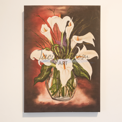 Art Canvas Print  Lilies