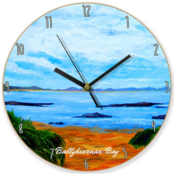Donegal Wall Clock White Shore/ Ballhiernan Bay, Fanad, C.o. Donegal, Ireland.