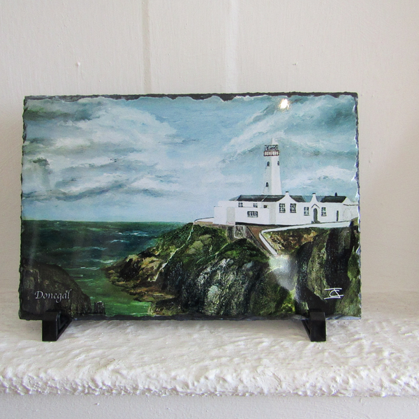 Slate Fanad Lighthouse, Fanad, C.o. Donegal, Ireland.